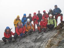 El grup al cim de l'Estaragne(3.006m)